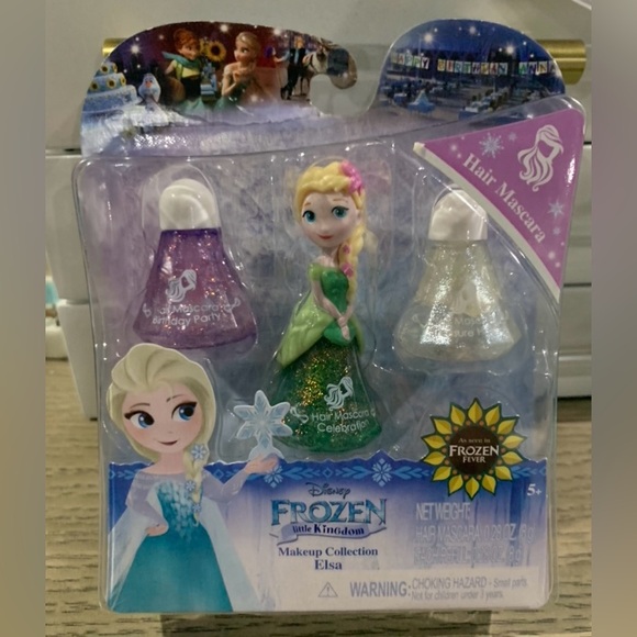 JAKKS Pacific Disney Frozen Little Kingdom Makeup Set Elsa Fever Hair Mascara - Picture 1 of 3